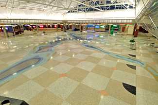 Terrazzo Project - commercial - Kansas City International Airport - Kansas City, Missouri