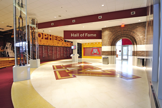 Terrazzo Project - education - University of Minnesota - TCF Stadium - Hall of Fame - Minneapolis, Minnesota
